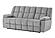 U6000 Smoke Reclining Sofa by Global Furniture