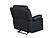 U6026 Black PU 72A Glider Recliner w/LED by Global Furniture