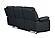 U6026 Black PU 72A Reclining Sofa w/LED by Global Furniture