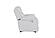 U6026 Blanche White Console Reclining Loveseat w/LED & Speaker by Global Furniture