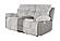 U6028 Grey Console Reclining Loveseat by Global Furniture