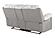 U6028 Grey Console Reclining Loveseat by Global Furniture