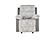 U6028 Grey Reclining Sofa/Console Reclining Loveseat/Glider Recliner by Global Furniture