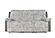 U6028 Grey Reclining Sofa by Global Furniture
