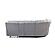 U6028 Grey Sectional w/LED by Global Furniture