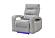 U6611 Grey 15 Power Recliner w/LED by Global Furniture