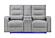 U6611 Grey 15 Power Reclining Sofa/Power Console Reclining Loveseat by Global Furniture