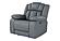 U7068 Grey 10 Power Reclining Sofa/Power Console Reclining Loveseat/Power Recliner w/LED by Global Furniture