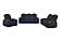 U8000 Black Power Console Reclining Loveseat/ Power Reclining Sofa/ Power Recliner w/Power Headrest by Global Furniture