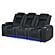 U8000 Black Power Console Reclining Loveseat/ Power Reclining Sofa w/Power Headrest by Global Furniture