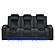 U8000 Black Power Console Reclining Loveseat/ Power Reclining Sofa w/Power Headrest by Global Furniture