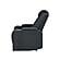 U8000 Black Power Recliner w/ Power Headrest & LED Light by Global Furniture