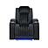 U8000 Black Power Recliner w/ Power Headrest & LED Light by Global Furniture