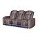 U8000 Brown Power Console Reclining Loveseat/ Power Reclining Sofa w/Power Headrest by Global Furniture