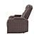 U8000 Brown Power Recliner w/Power Headrest & LED Light by Global Furniture