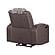 U8000 Brown Power Recliner w/Power Headrest & LED Light by Global Furniture