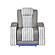 U8000 Grey Power Console Reclining Sofa & Power Console Reclining Loveseat w/Power Headrest Dropdown Table Reading Light & LED b