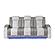 U8000 Grey Power Console Reclining Sofa & Power Console Reclining Loveseat w/Power Headrest Dropdown Table Reading Light & LED b