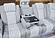 U8000 Grey Dual Power Sectional w/2 Recliners, Speaker & LED by Global Furniture