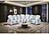 U8000 Grey Dual Power Sectional w/2 Recliners, Speaker & LED by Global Furniture