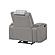 U8000 Grey Power Recliner w/ Power Headrest & LED Light by Global Furniture