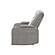 U8000 Grey Power Recliner w/ Power Headrest & LED Light by Global Furniture