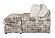 U8292 Grey Lounger Sofa w/USB by Global Furniture