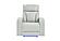 U8611 Blanche Silver P2 Power Reclining Sofa w/Power Headrest & Power Console Reclining Loveseat w/Power Headrest, LED & Speaker
