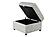 U9401 Nickel Sofa Bed Ottoman w/Storage by Global Furniture
