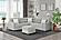 U9401 Nickel Sofa Bed Ottoman w/Storage by Global Furniture