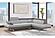 U9784 Light Grey/ Dark Grey Right Arm Facing Sectional by Global Furniture