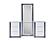 Ylime Smooth White Queen Bed Group Fully Slatted w/ Vanity Set by Global Furniture