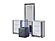 Ylime-Smooth White King Bed Group Fully Slatted w/Vanity Set by Global Furniture