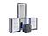 Ylime Smooth White Vanity w/LED by Global Furniture