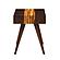 Azara Tiger End Table - Sable by Greenington