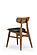 Cassia Dining Chair w/Leather Seat - Amber (Set of 2) by Greenington
