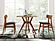 Cassia Dining Chair w/Leather Seat - Amber (Set of 2) by Greenington