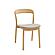 Hanna Dining Chair Leather Seat - Wheat (Set of 2) by Greenington