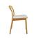 Hanna Dining Chair Leather Seat - Wheat (Set of 2) by Greenington