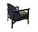 Skylar Arm Chair - Forest Fabric by Greenington