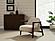 Skylar Arm Chair - Pearl Fabric by Greenington
