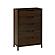 Weston Five Drawer Chest - Black Walnut by Greenington