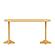 Zephyr Console Table - Wheat by Greenington