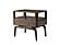 Zeva Nightstand - Black Walnut by Greenington