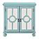 Poppy Accent Chest - Antique Aqua by Homelegance