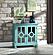 Poppy Accent Chest - Antique Aqua by Homelegance