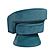Lavon Swivel Chair - Dark Teal by Homelegance