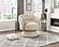 Lavon Swivel Chair - Taupe by Homelegance