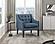 Knox Accent Chair - Blue by Homelegance