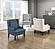 Myles Accent Chair - Blue by Homelegance